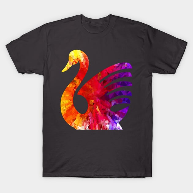 Swan T-Shirt by DrDesign